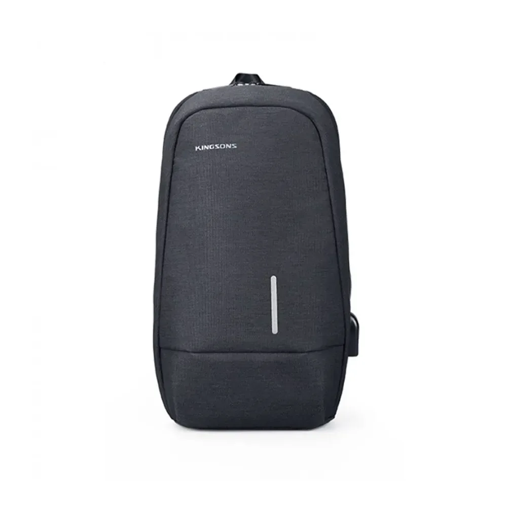 Kingsons Multifunctional Chest Bag Dark Gray | KS3173W
