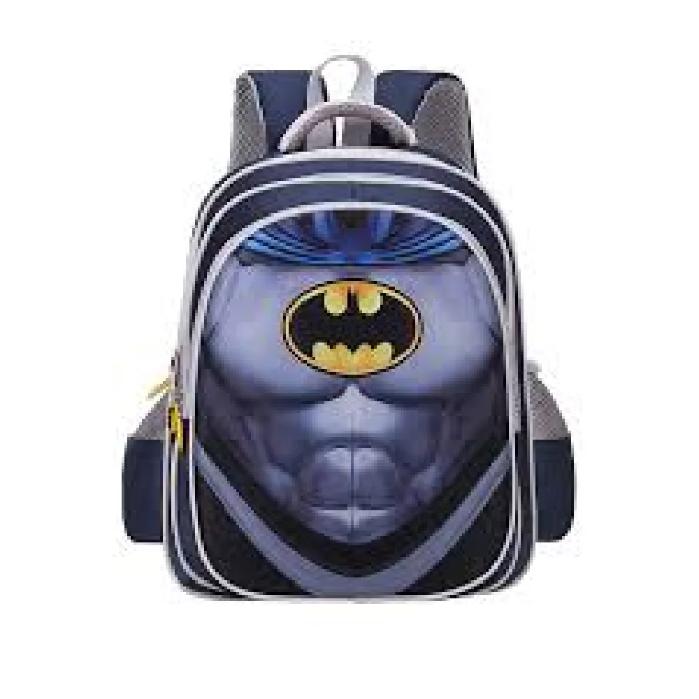 Kids Batman School Backpack - Black & Grey | 327-1
