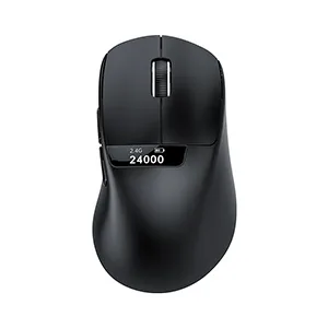 FreeWolf A7 Tri-Mode Lightweight Black Mouse w/RGB Magnetic Charging Dock (TAX included )