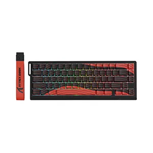Attack Shark X68 Pro HE Tri-Mode RGB Mechanical Magnetic Keyboard Black & Red (TAX included )