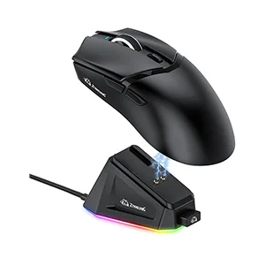 FreeWolf X2 Tri-mode Mouse Black with RGB Charging Stand (TAX included )