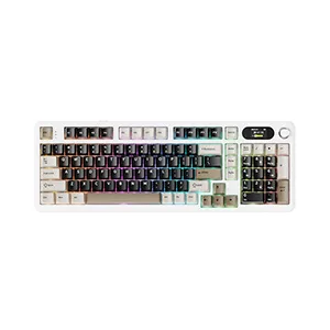 Attack Shark X98PRO Tri-Mode Mechanical Keyboard with Knob & TFT Screen Cheese white (TAX included )