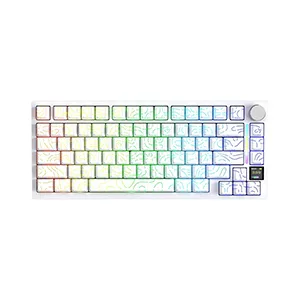 Attack Shark X820Ultra Tri-mode Gasket Mechanical Keyboard White Contours & Gift Switch (TAX included )