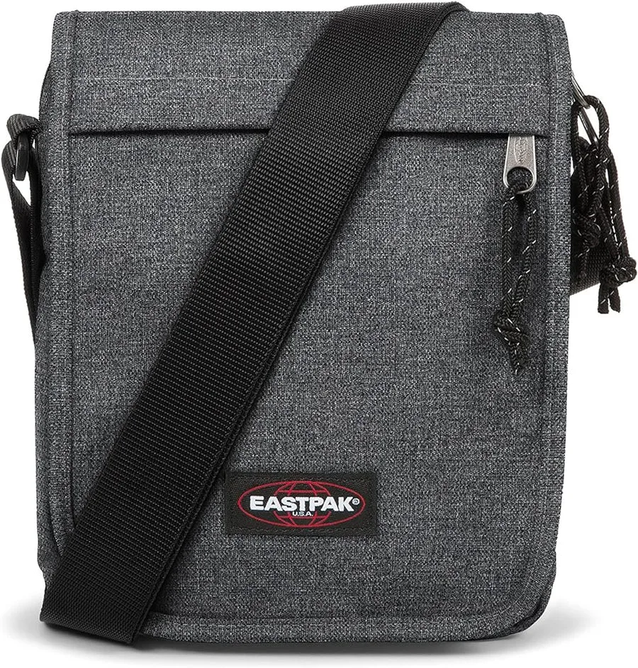 Eastpak Flex Shoulder Bag - Black Denim | EK74677H