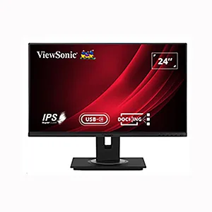 ViewSonic VG2456 24″ Docking Monitor featuring USB Type-C and Ethernet