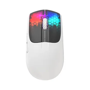 Attack Shark X5 Wireless Gaming Mouse 49g Ultralight Tri-mode Mouse White&Black (TAX included )
