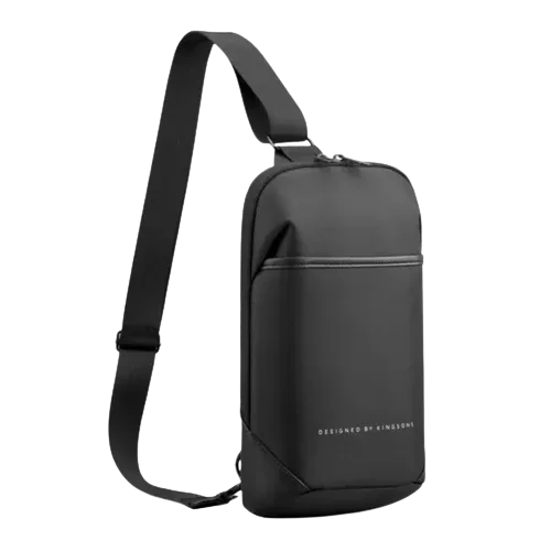 Kingsons Multifunctional Chest Bag Black | KS3211W