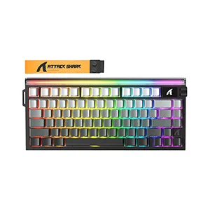 Attack Shark R85 HE Wired RGB Rapid Trigger Keyboard Magnetic Switch with Custom Lightbox Moonlight (TAX included )