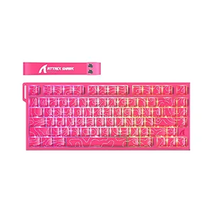 Attack Shark R82 HE Rapid Trigger Wired Magnetic Gaming Keyboard TKL Pink Contours (TAX included )