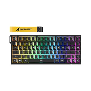 Attack Shark R82 HE Rapid Trigger Wired Magnetic Gaming Keyboard TKL Black (TAX included )