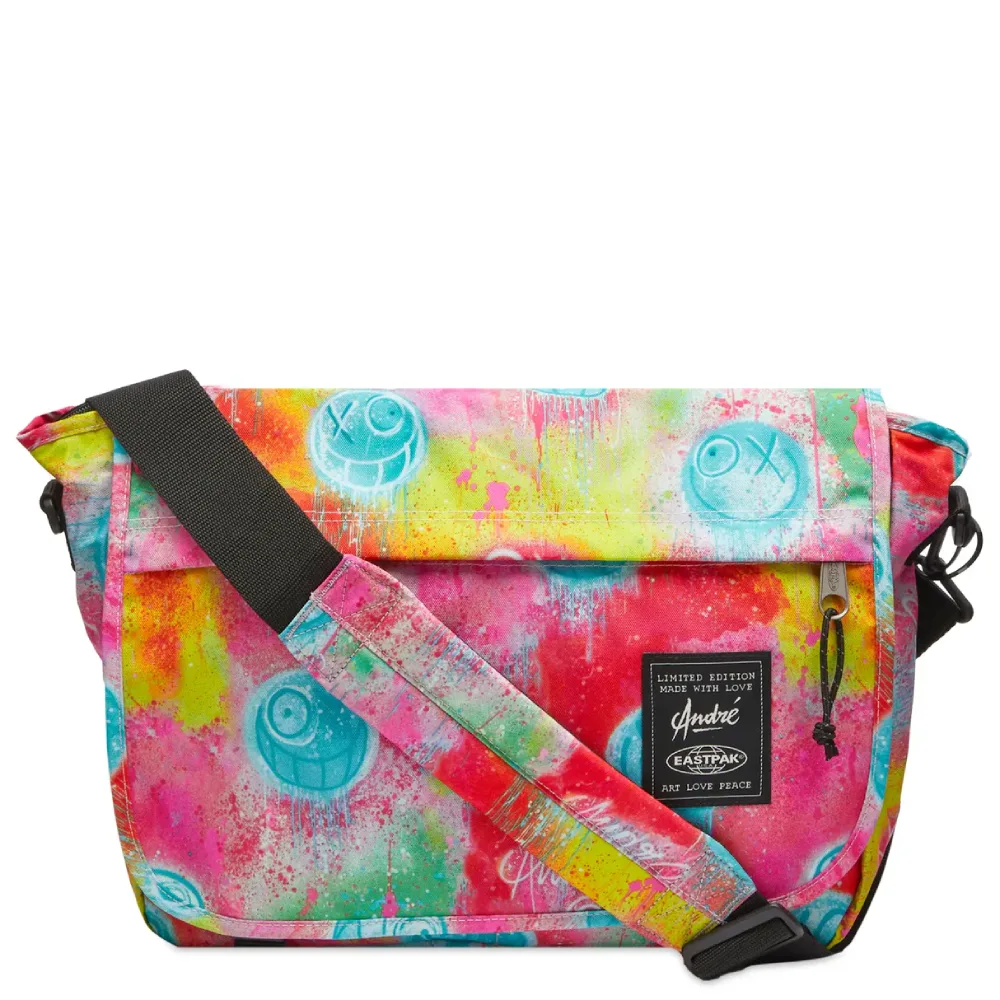 Eastpak Delegate+ Shoulder Messenger Bag - Fluo Clouds | EK26E3O9