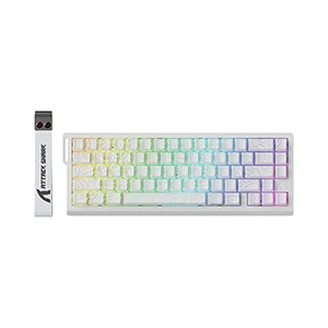Attack Shark X68 HE Rapid Trigger Keyboard Magnetic Switch White Contours (TAX included )