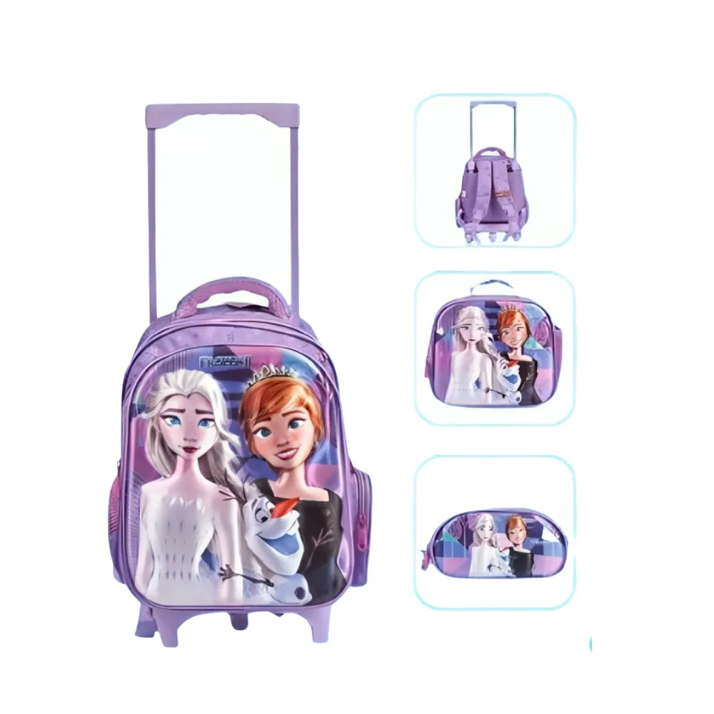 Frozen 16" Trolley School Bag with Lunch Bag and Pencil Case | 481166-10