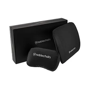 noblechairs Memory Foam Pillow Set - black