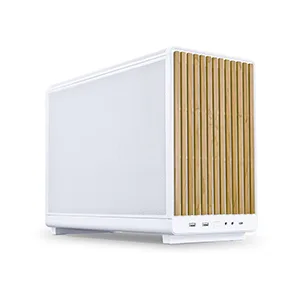 Lian Li Dan A3 mATX Case Wood Edition White