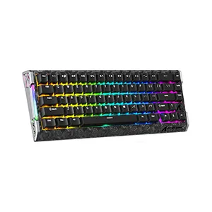 Attack Shark R68 HE Wired RGB Carbon Fiber Rapid Trigger Keyboard Magnetic Switch Black (TAX included )