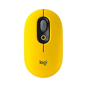 Logitech POP Mouse Yellow with Customizable Emoji